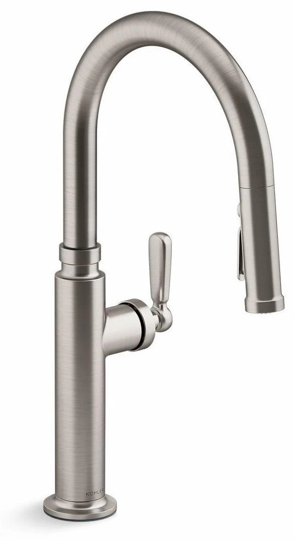 Edalyn by Studio McGee Kitchen Faucet with Pulldown Spray - Vibrant Stainless 28358-VS Kohler