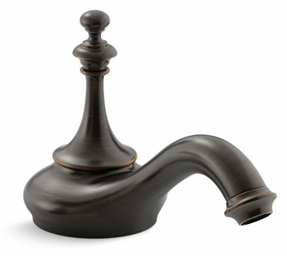 Artifacts Widespread Bathroom Faucet Spout Tea Design 1.2 GPM (Less Handles) - Oil-Rubbed Bronze 72758-2BZ Kohler