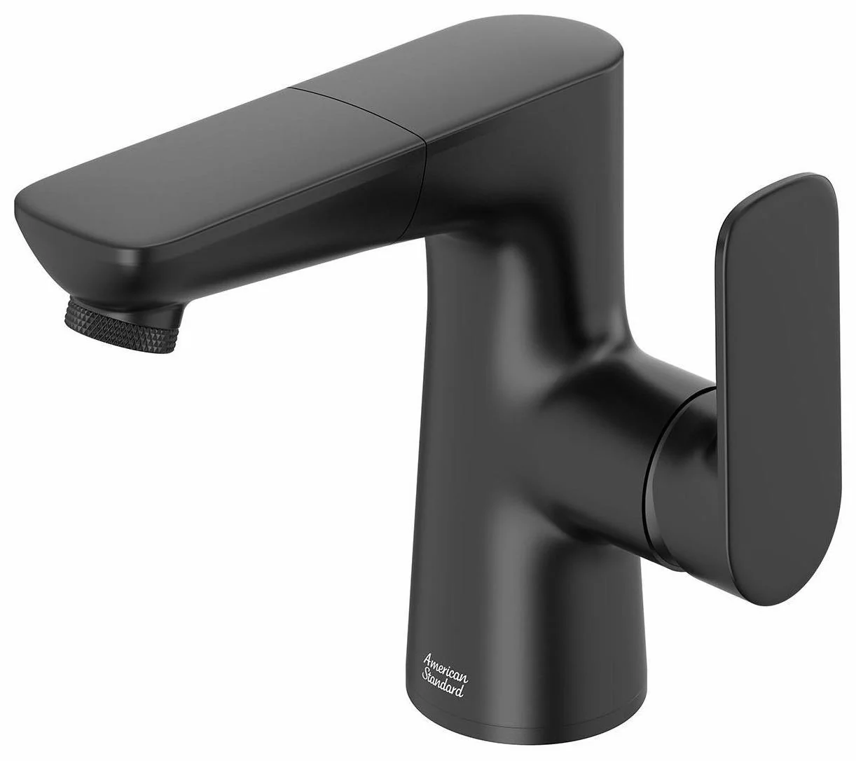 Aspirations Single Hole Bathroom Faucet - Matte Black 7061121.243 American Standard