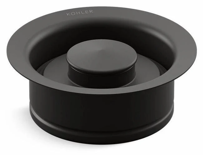 Disposer Sink Flange with Stopper - Matte Black 11352-BL Kohler