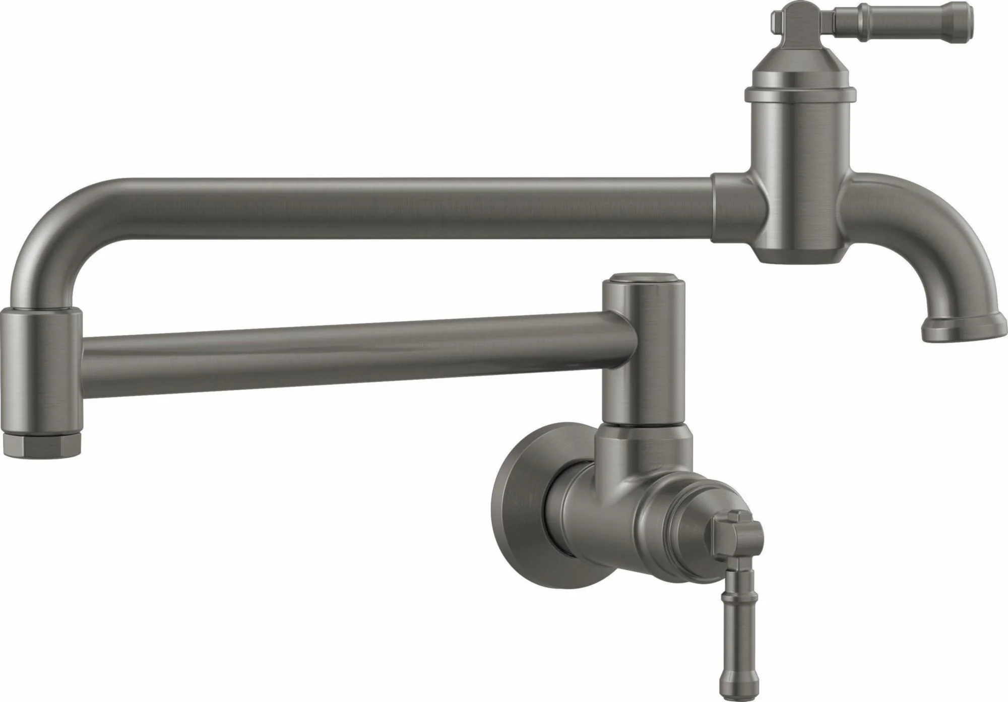 Broderick Pot Filler - Black Stainless 1190LFL-KS Delta