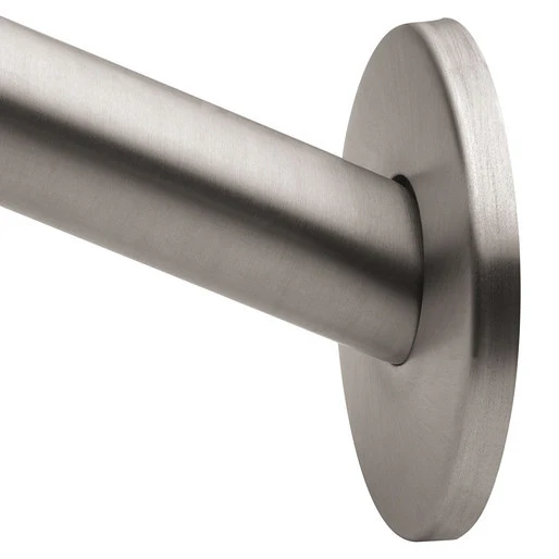 5' Curved Shower Rod (Rod Only) - Brushed Stainless Steel 2-102-5BS Moen