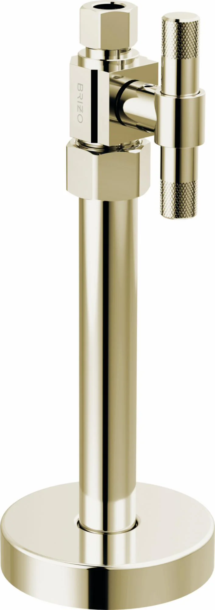 Straight Supply Stop Valve with Cross Handle - Polished Nickel BT021205-PN Brizo