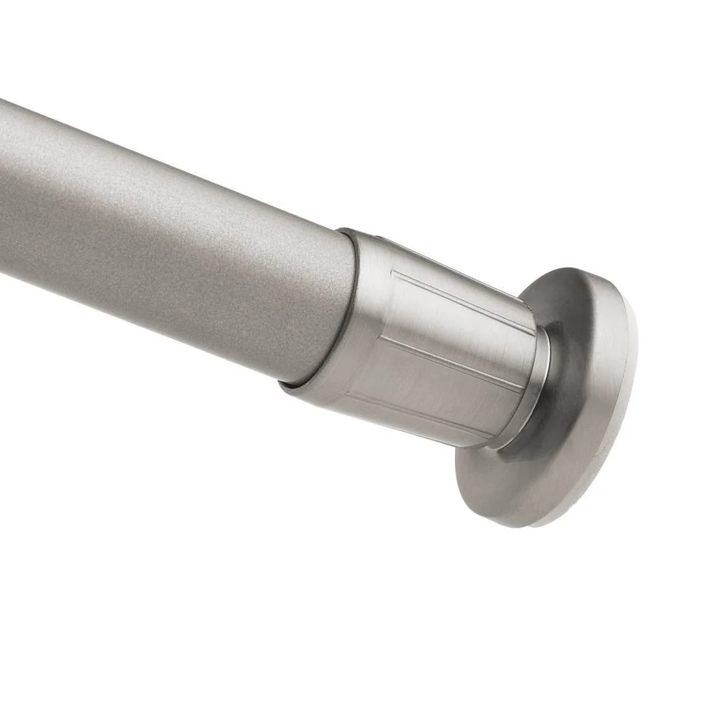 Donner 5' Stainless Steel Tension Shower Rod Set - Brushed Nickel 52-5-BN Moen