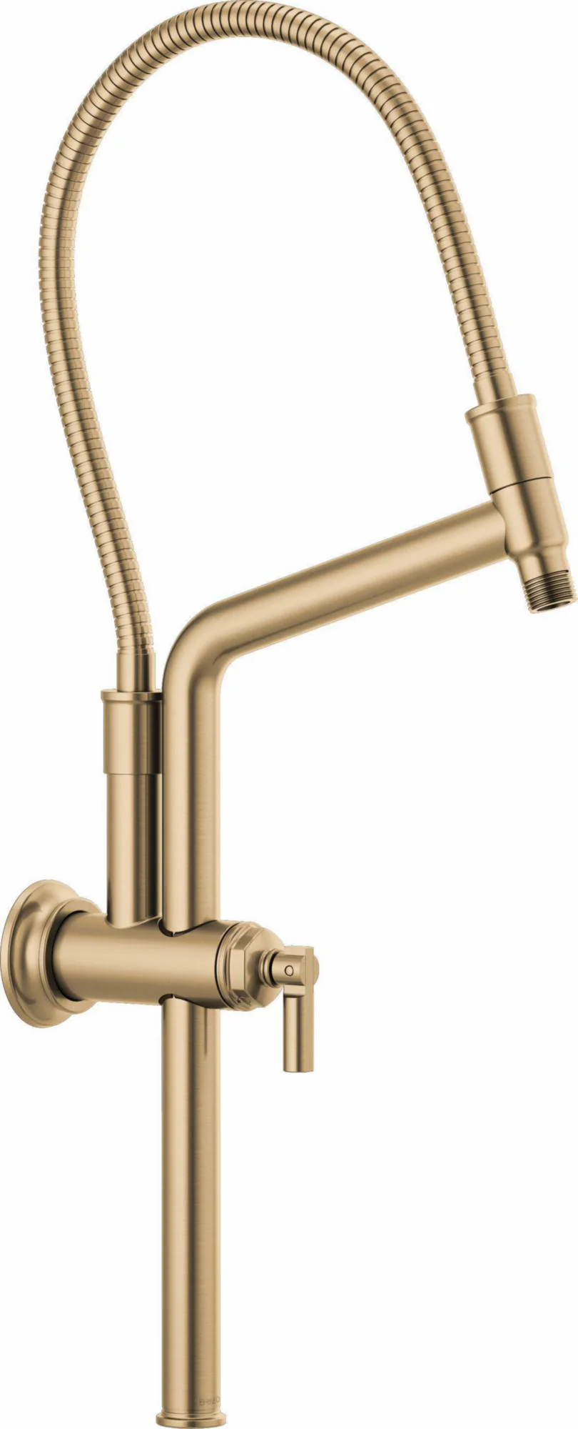 Invari Height Adjustable Shower Arm And Flange - Luxe Gold 81376-GL Brizo