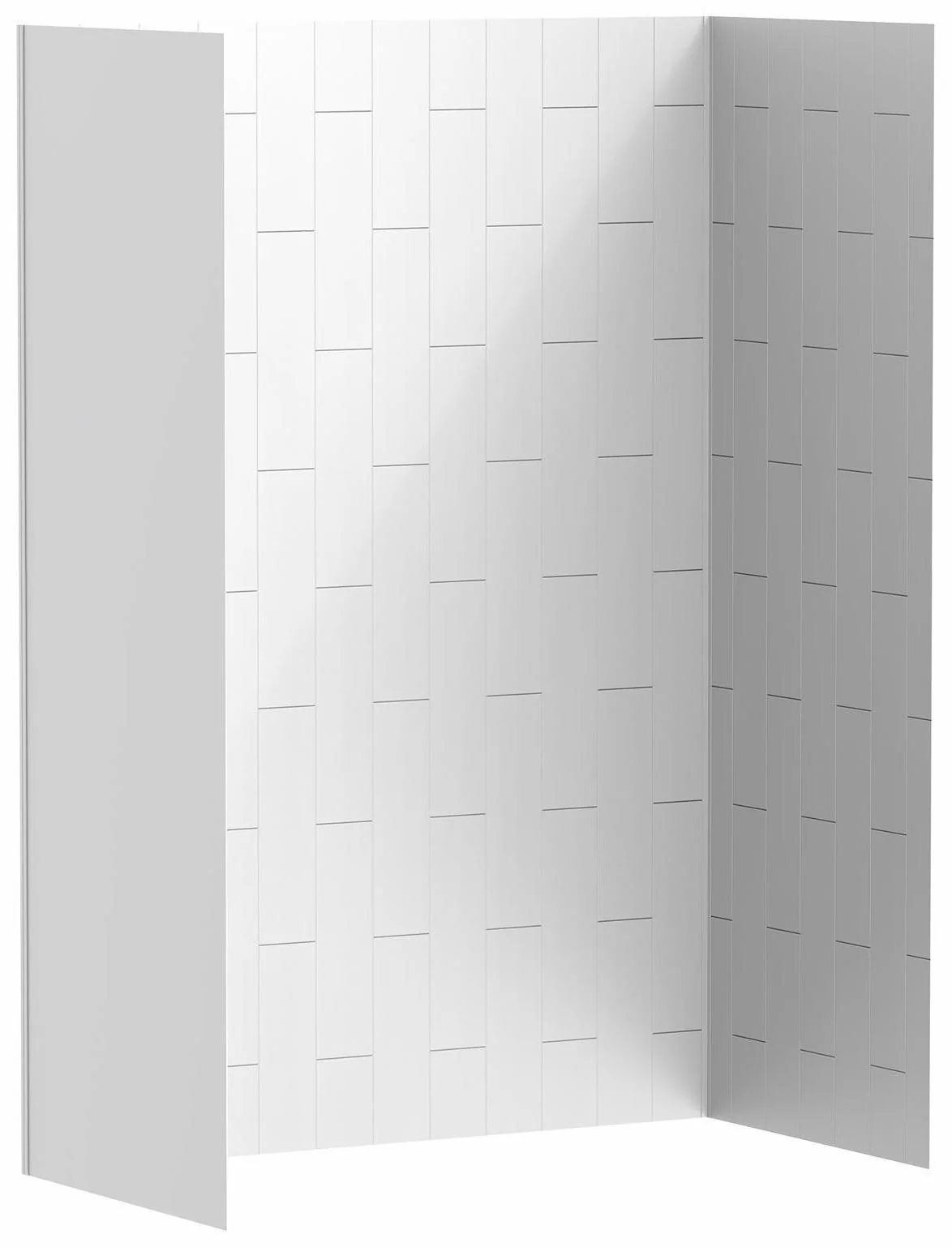 Aspirations 60" x 32" x 84" Shower Wall Kit - White 2951SWT32.020 American Standard