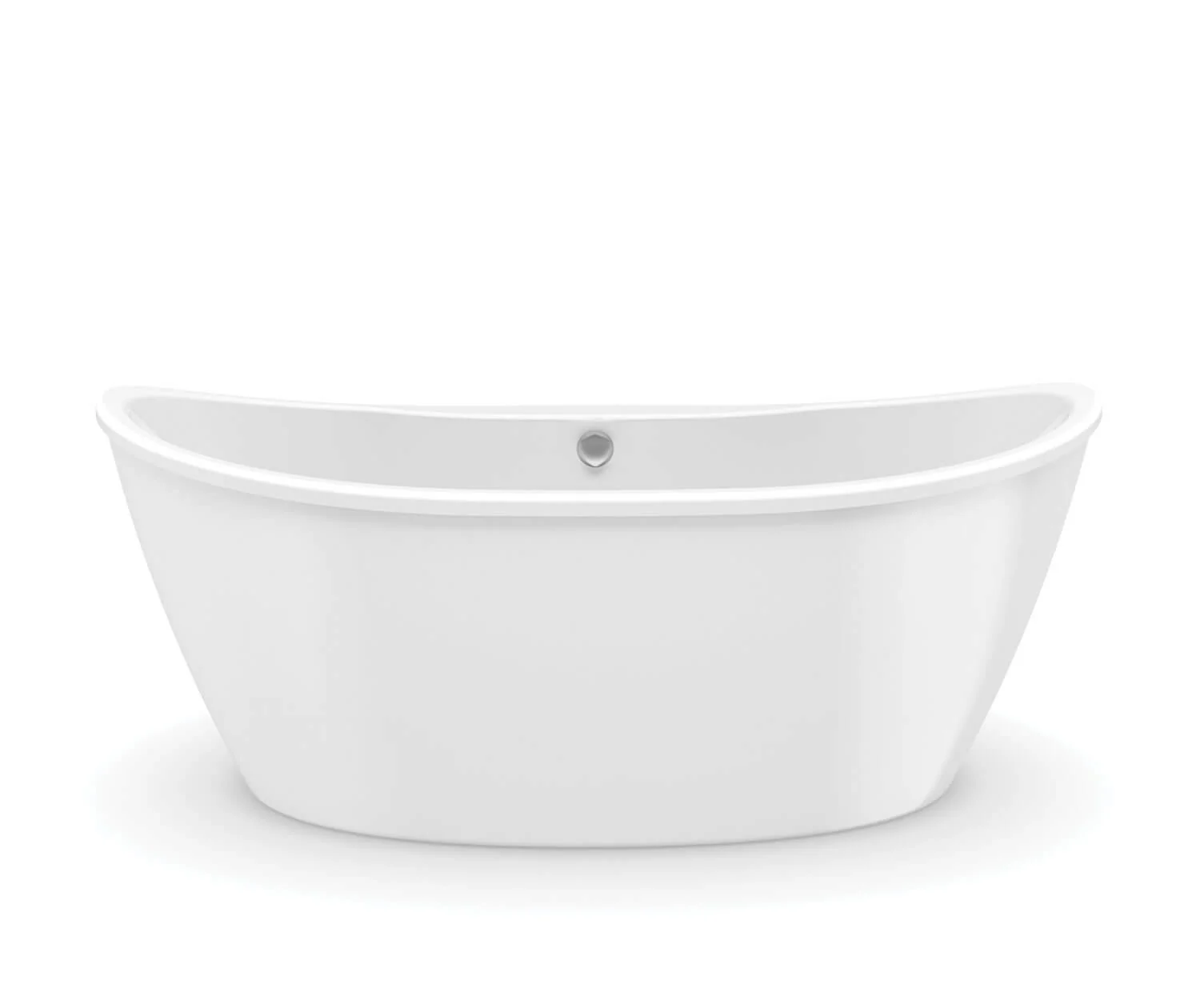Delsia 66" x 36" Center Drain Freestanding Tub - White 106193-000-002-104 Maax