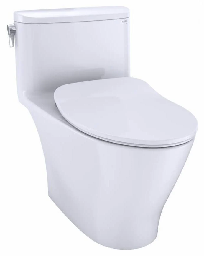 Nexus Comfort Height Elongated 1.28 GPF 1-Piece Toilet - Cotton White CST642CEFGAT40#01 Toto