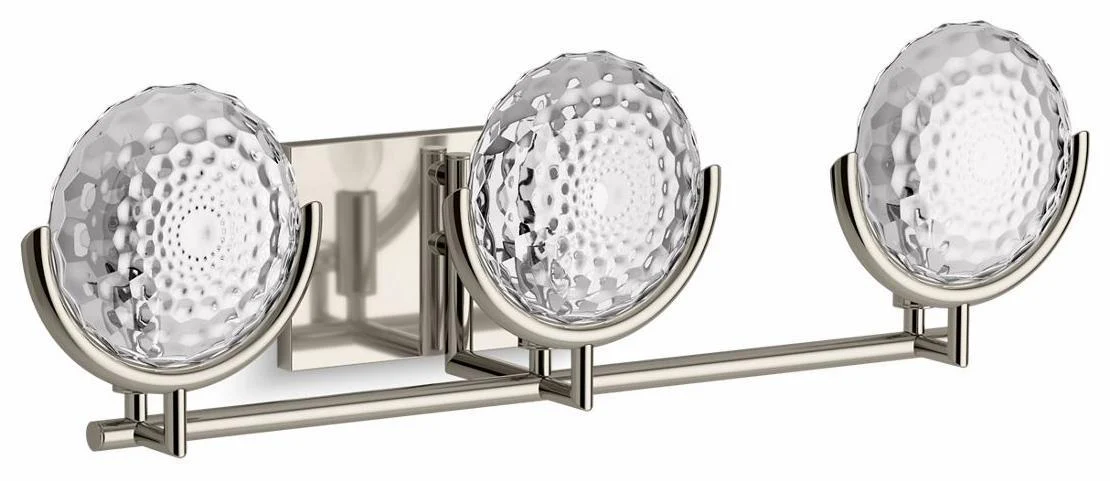 Arendela 3 Light Sconce - Polished Nickel 29377-SC03B-SNL Kohler