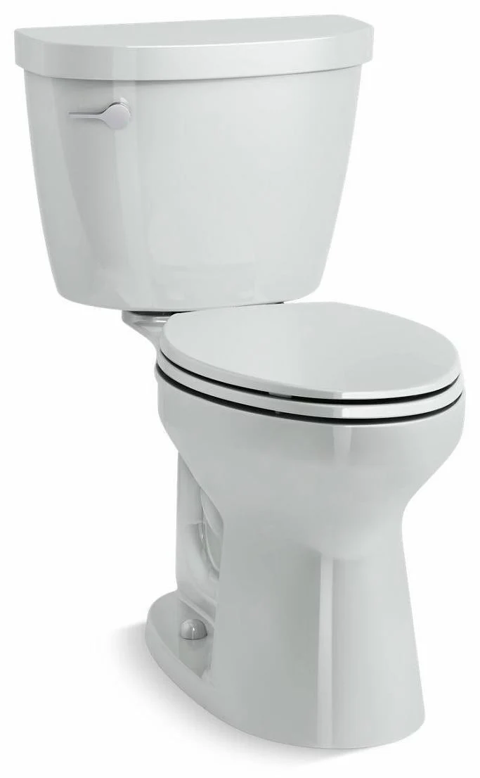Cimarron Comfort Height 2-Piece Elongated 1.6 GPF Toilet - Ice Grey 31620-95 Kohler