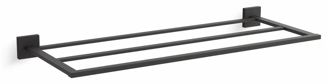 Square Hotelier Towel Bar Shelf - Matte Black 23299-BL Kohler