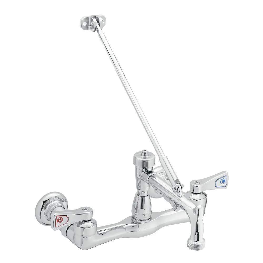 M-Dura Wall Mount Service Sink Faucet - Chrome 8124 Moen
