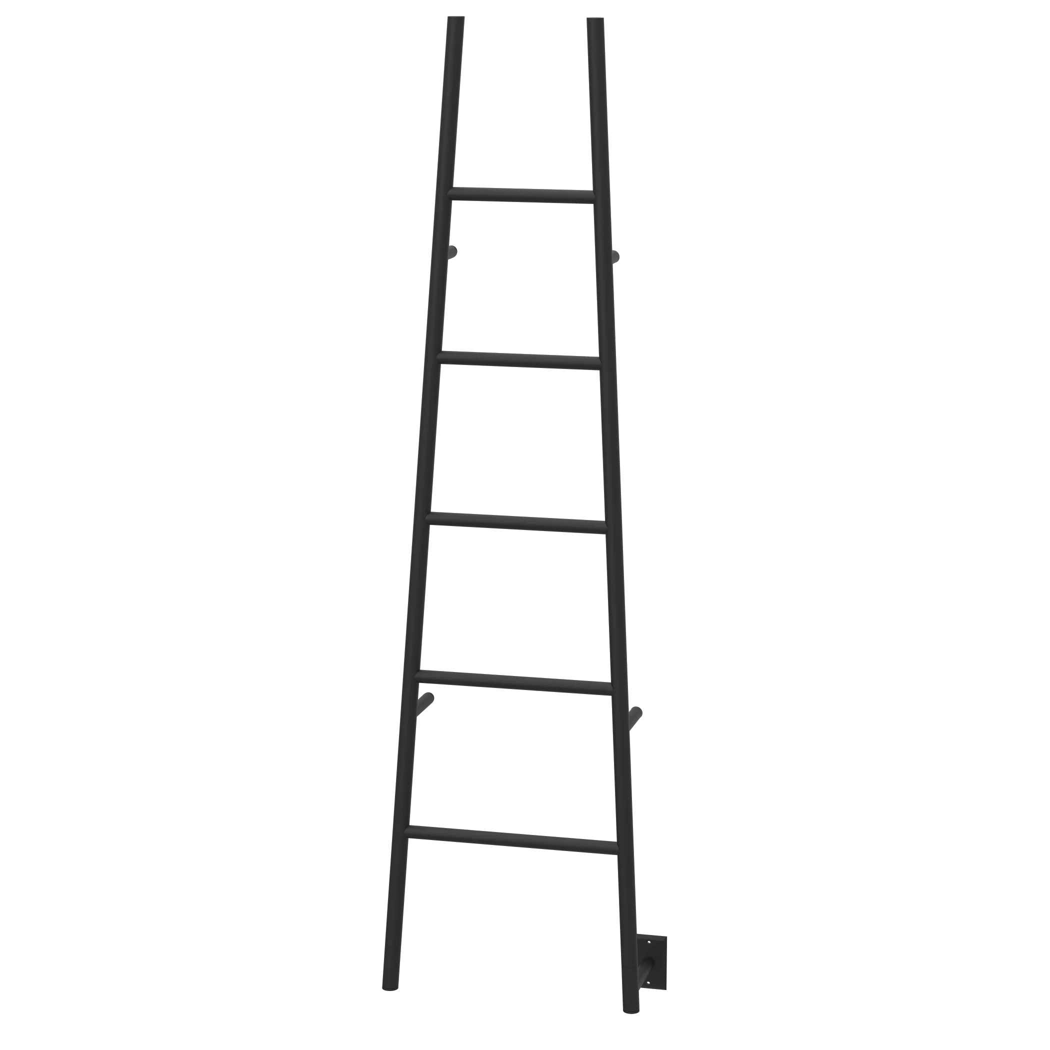 Jeeves A Ladder Heated Towel Bar - Matte Black ASMB Amba