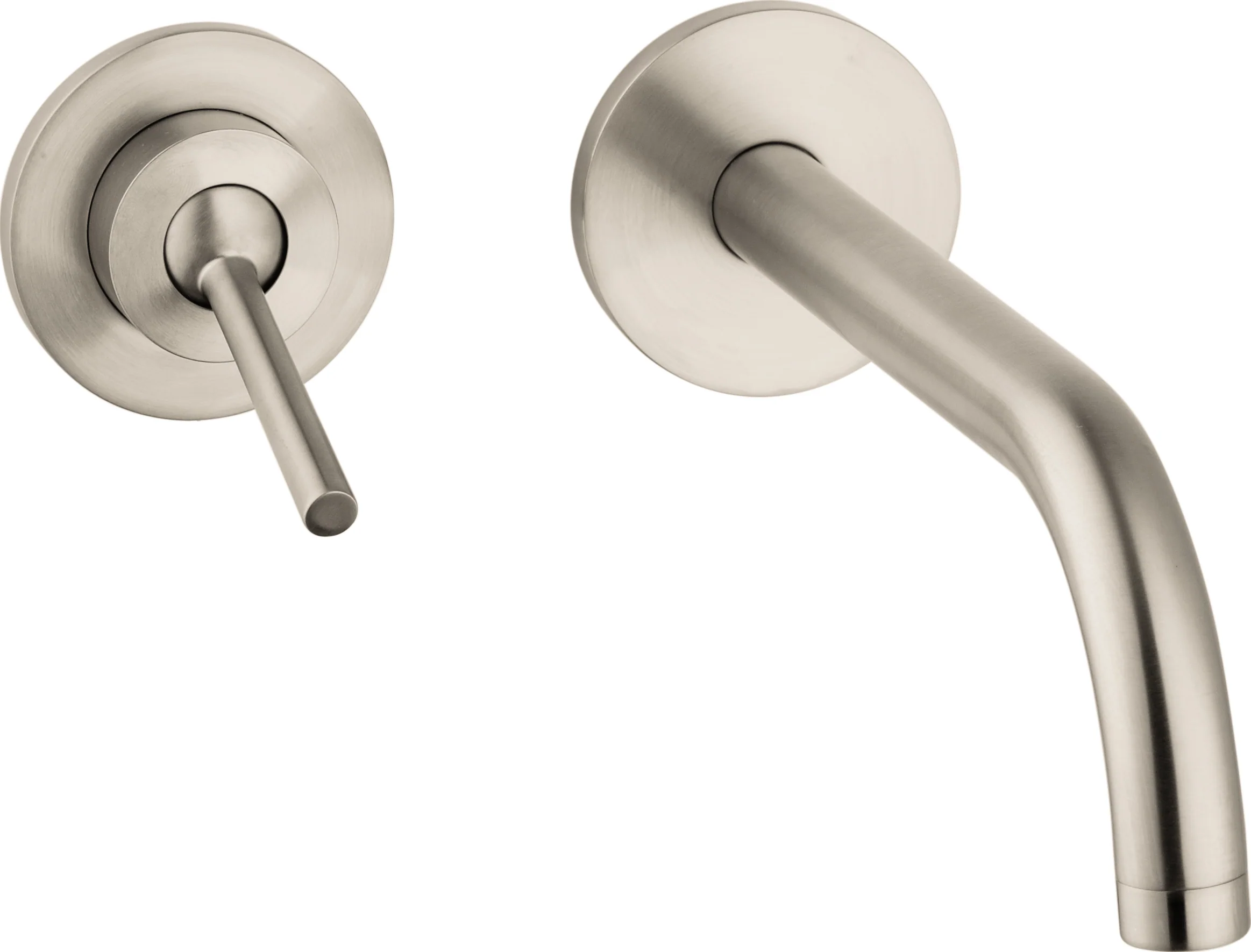 Axor Uno Wall Mount Bathroom Faucet Trim - Brushed Nickel 38118821 Axor