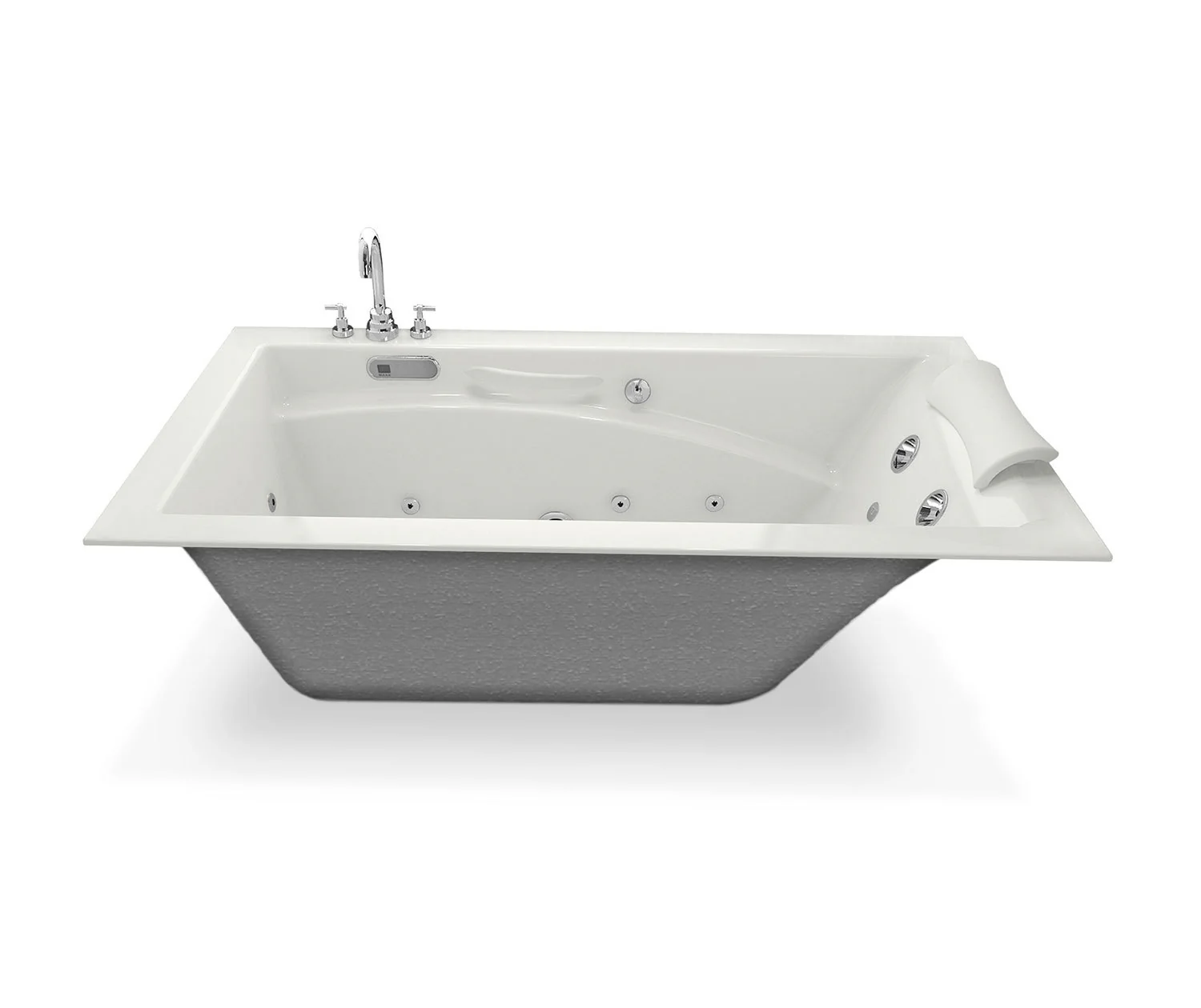 Optik 60" x 32" LH Drain Alcove Tub - White 101265-000-001-001 Maax