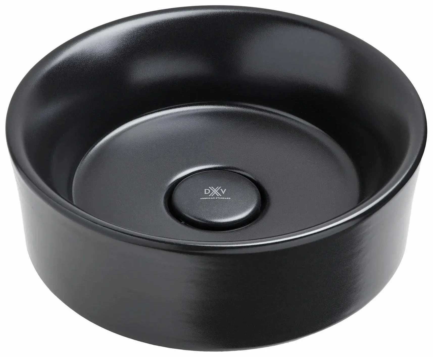 Pop Round Bathroom Vessel Sink - Matte Black D20090015.059 DXV