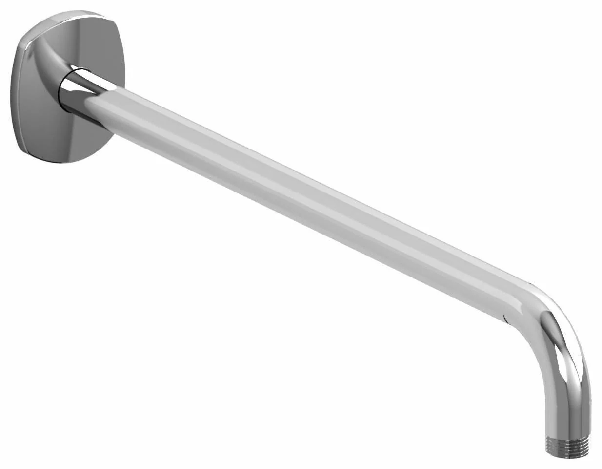 16" Wall Mount Shower Arm With Oval Escutcheon - Chrome 594C RIOBEL