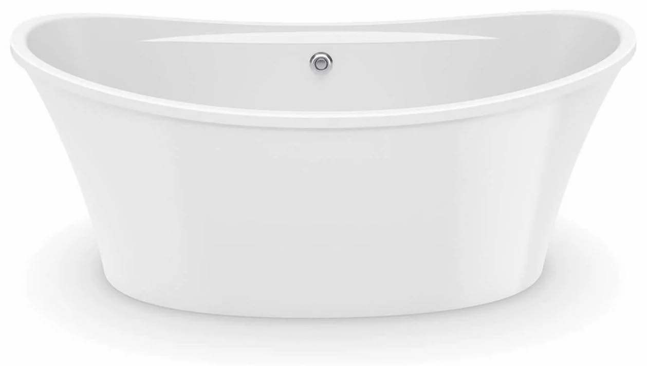 Ariosa 66" x 36" Center Drain Freestanding Tub - White 106267-000-001-100 Maax