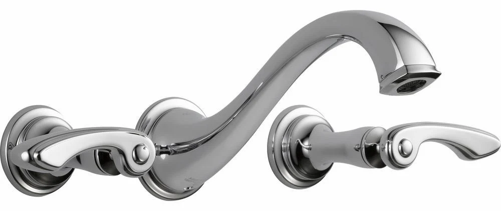 Charlotte Wall Mount Bathroom Faucet (Less Handles) - Chrome 65885LF-PCLHP-ECO Brizo