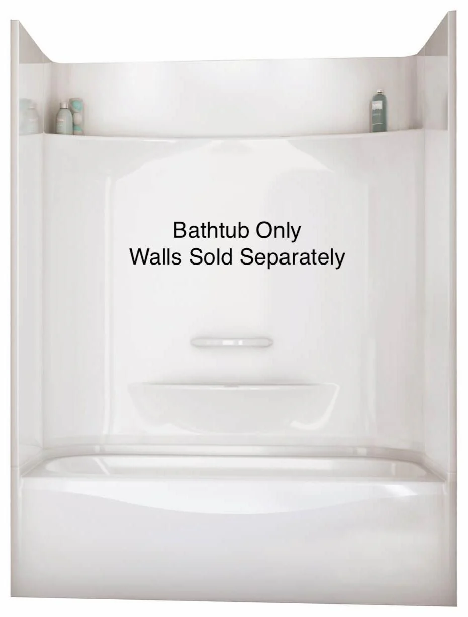 KDTS 30" x 60" LH Drain Pinned Bathtub (Tub Only) - White 145010-000-002-094 Maax