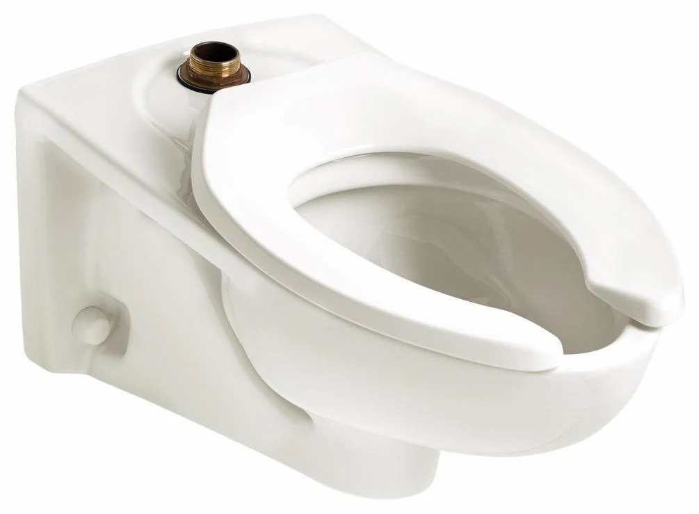 Afwall 1.1 GPF Wall Mounted Elongated Flushometer Bowl with Top Spud (Less Seat) - White 3351101.020 American Standard