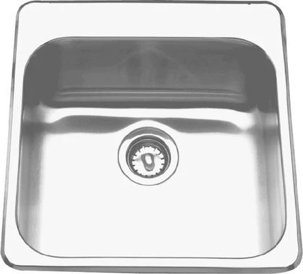 20" 3-Hole 1 Bowl Drop-In Kitchen Sink - Stainless Steel LBS6808-1-3 Franke