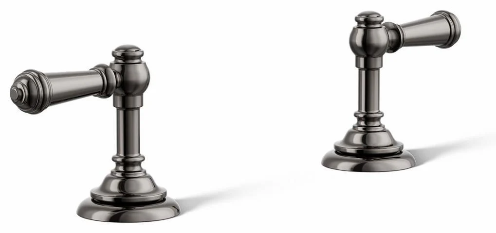 Artifacts Bathroom Faucet Lever Handles - Vibrant Titanium 98068-4-TT Kohler