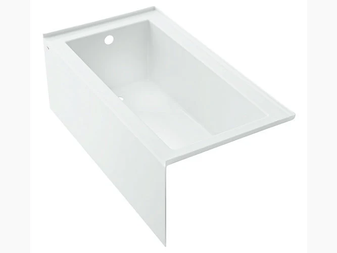 Wellbrook 60" LH Drain Alcove Tub - White AC3637L-0 Hytec