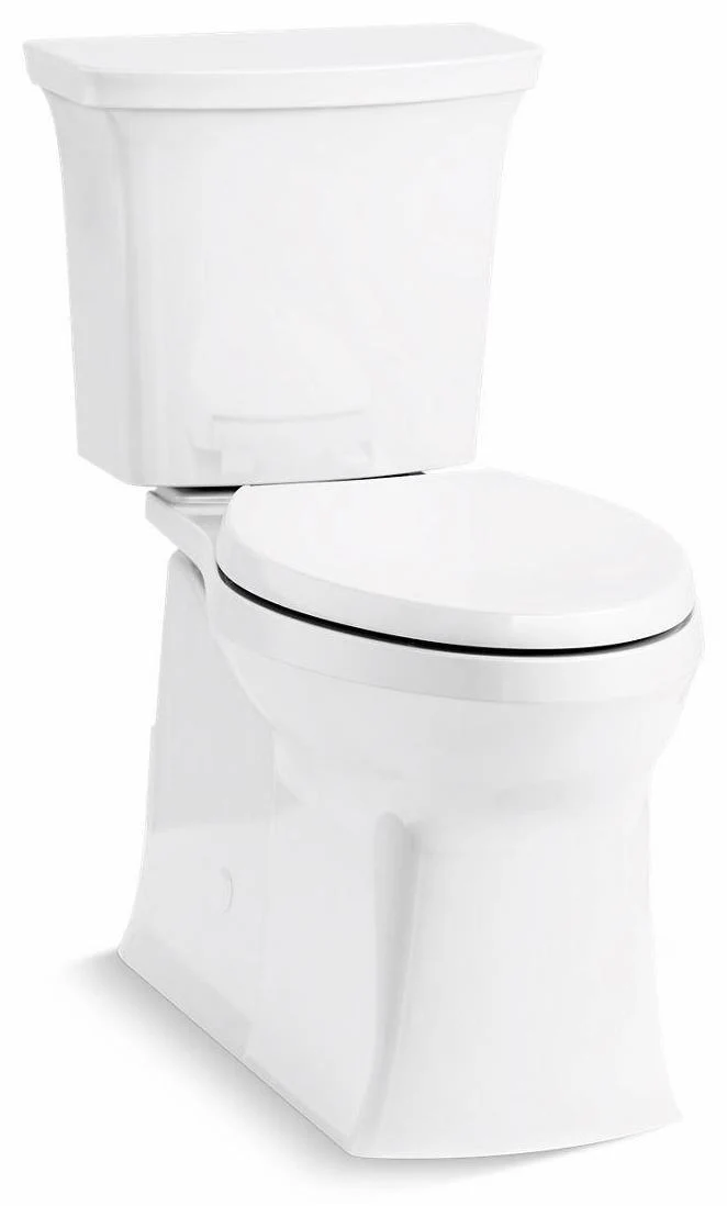 Corbelle Comfort Height 2-Piece 1.28 GPF Elongated Toilet (Less Seat) - White 3814-RA-0 Kohler