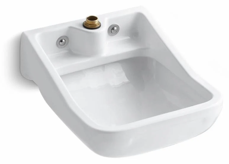 Camerton Wall Mount Blow-Out Service Sink - White 12867-0 Kohler