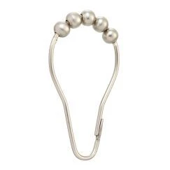 Single Shower Curtain Rings (12/Pack) - Brushed Nickel SR2100BN Moen