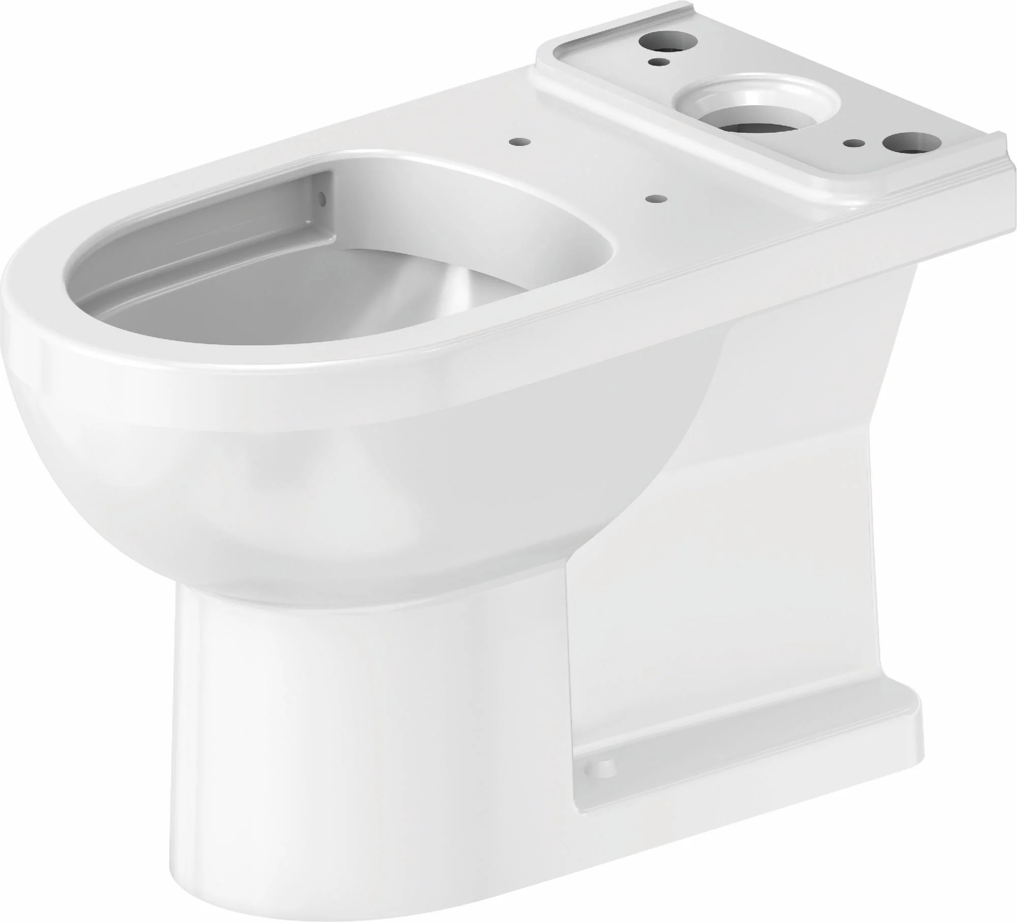 DuraStyle Basic Comfort Height Elongated Toilet Bowl - White 2188010000 Duravit