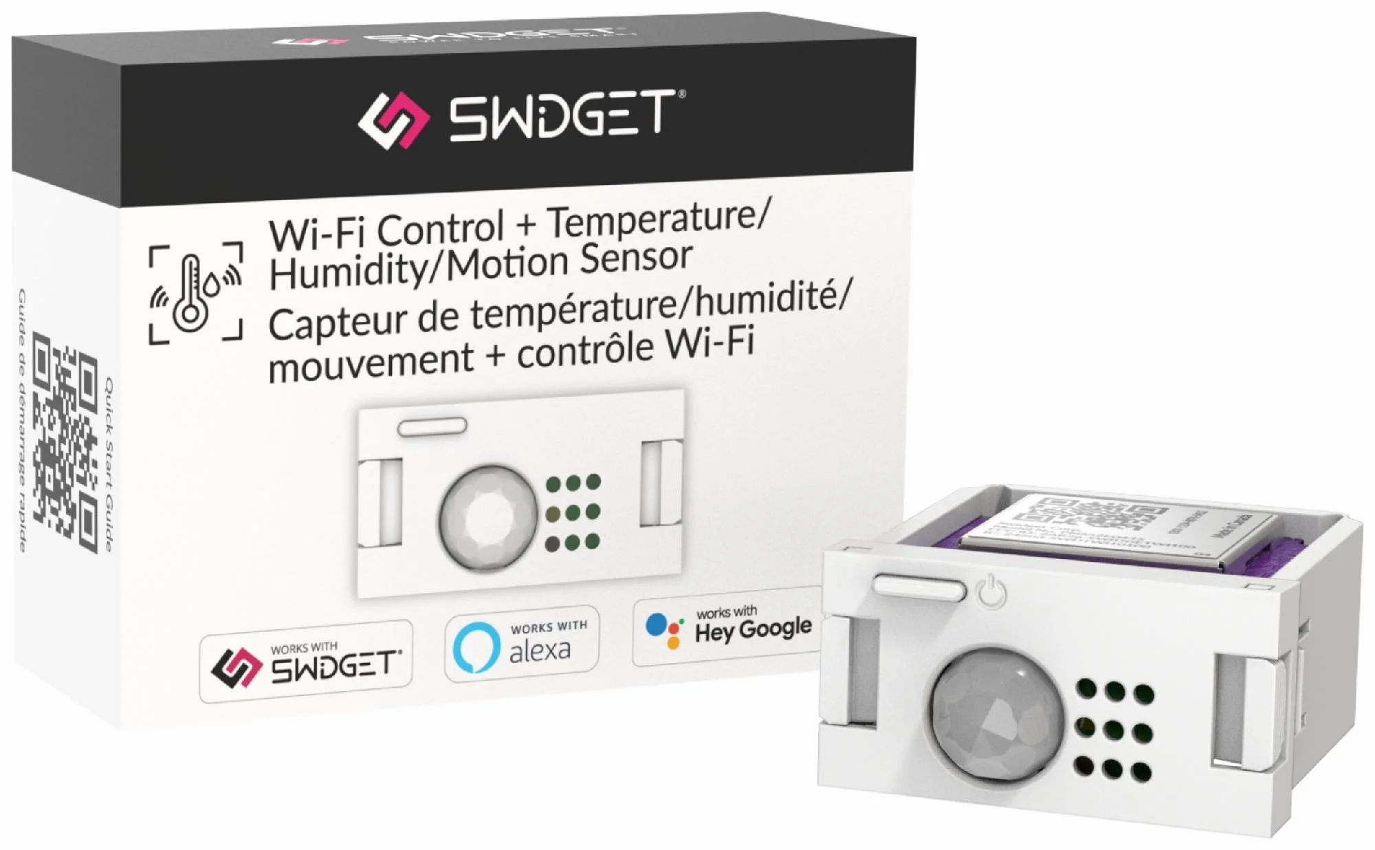 Swidget Temperature, Humidity, and Motion Sensor + Wi-Fi Control Insert WI006UWA Panasonic