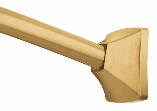 Curved Adjustable Shower Rod - Brushed Gold CSR2164BG Moen