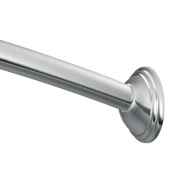 5' Curved Shower Rod - Chrome CSR2155CH Moen