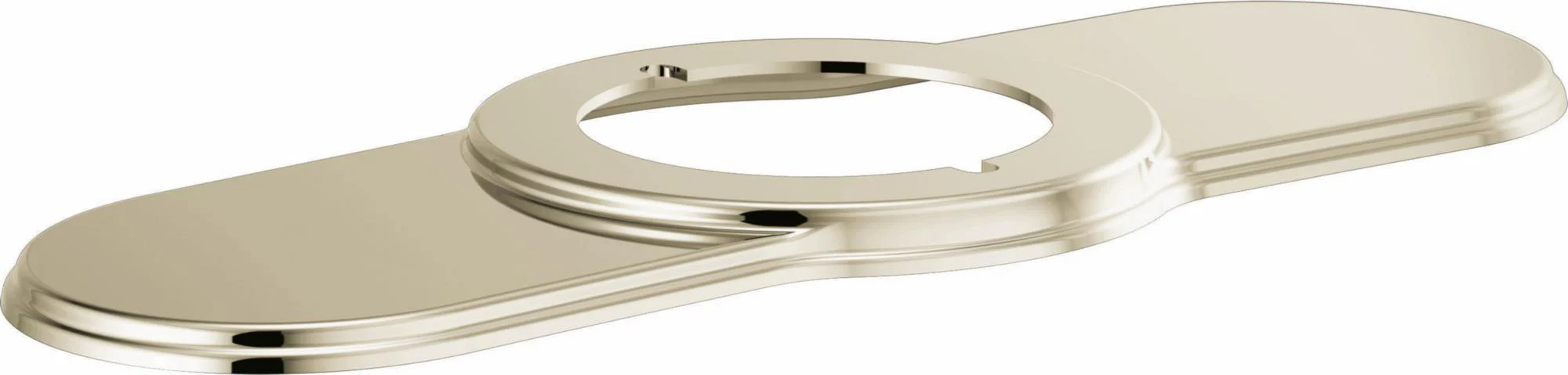 Invari Deck Plate for Single Hole Bathroom Faucet - Polished Nickel RP100324PN Brizo