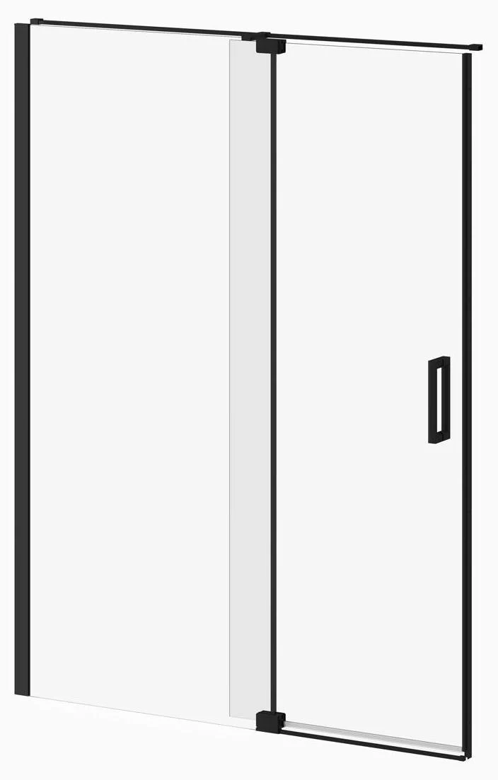 Distink 60" x 77" Alcove Pivot Shower Door - Matte Black DR1742-160-003 Kalia