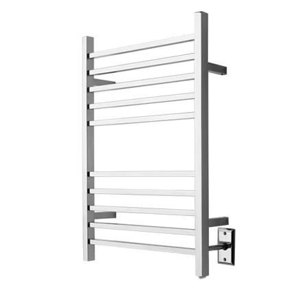 Radiant Square Hardwired Heated Towel Bar - Polished RSWH-P Amba