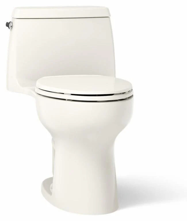 Santa Rosa Comfort Height 1-Piece 1.6 GPF Compact Elongated Toilet - Biscuit 30811-96 Kohler