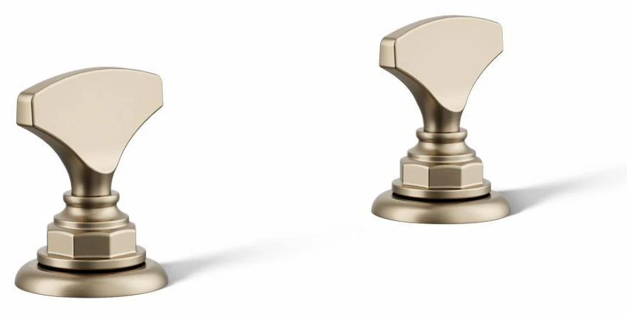 Artifacts Bathroom Faucet T-Handle Handles - Vibrant Brushed Bronze 98068-6-BV Kohler