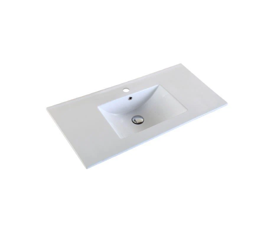 36" x 18" Ceramic Sink Top (UPC Approved) - White CTB3618 Duval