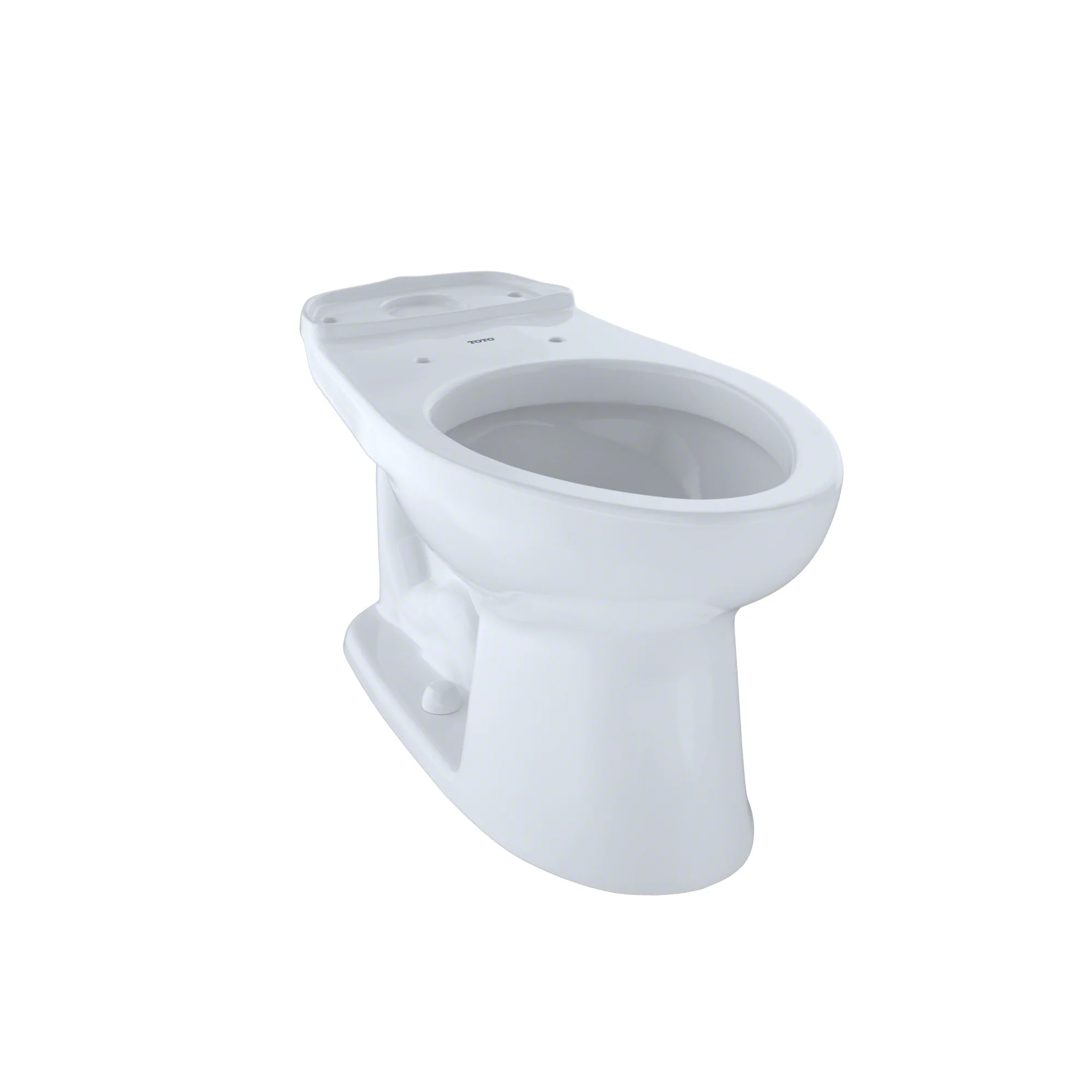 Eco Drake and Drake Elongated Toilet Bowl for 10 Inch Rough-in - Cotton White C744EF.10#01 Toto