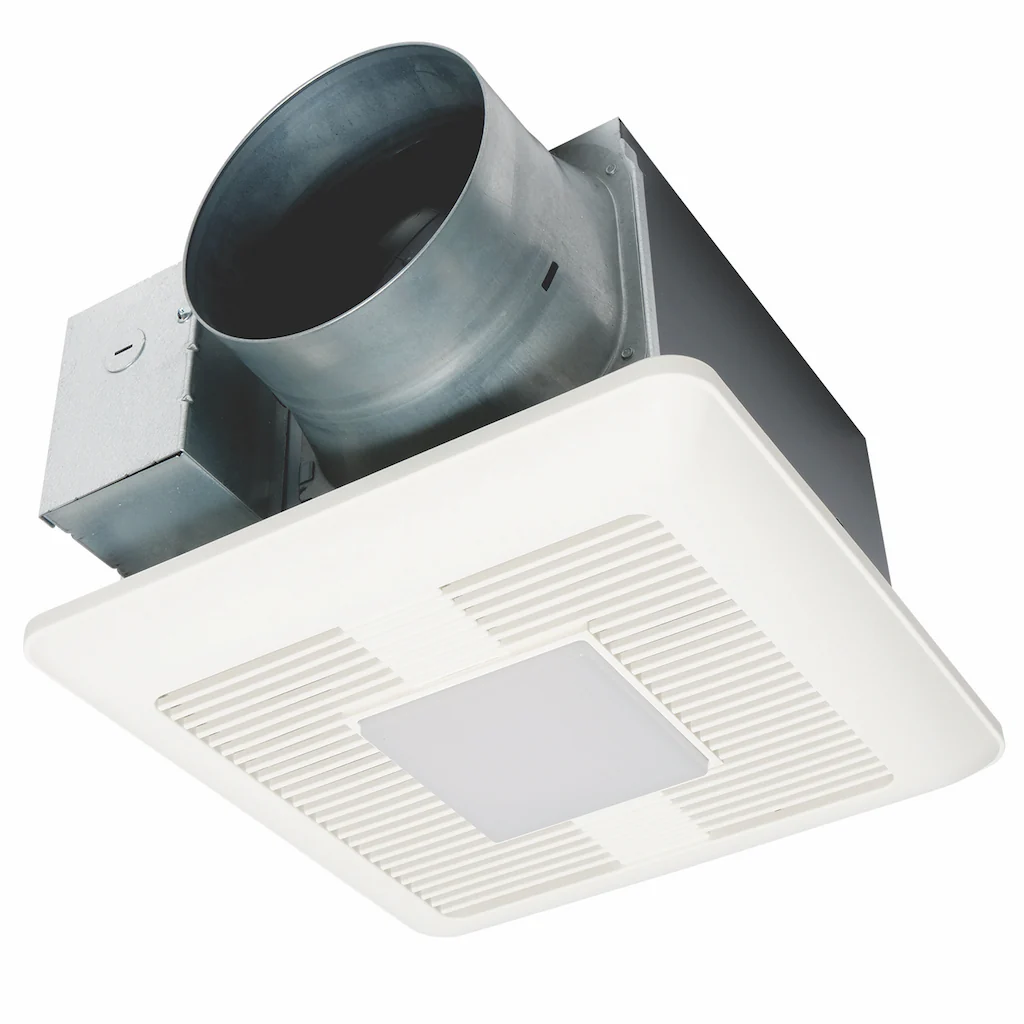 WhisperCeiling DC 110-130-150 CFM Bathroom Fan with LED Light - White FV1115VQL1 Panasonic