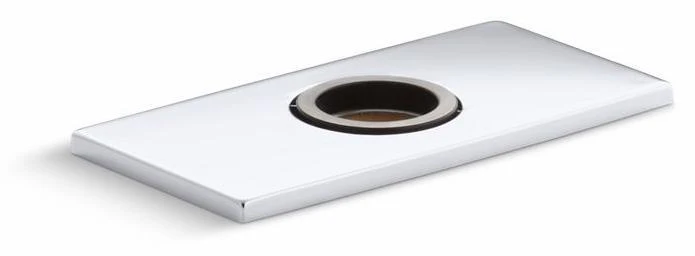 4" Escutcheon Plate For Insight And Kinesis Faucet - Polished Chrome 13478-B-CP Kohler