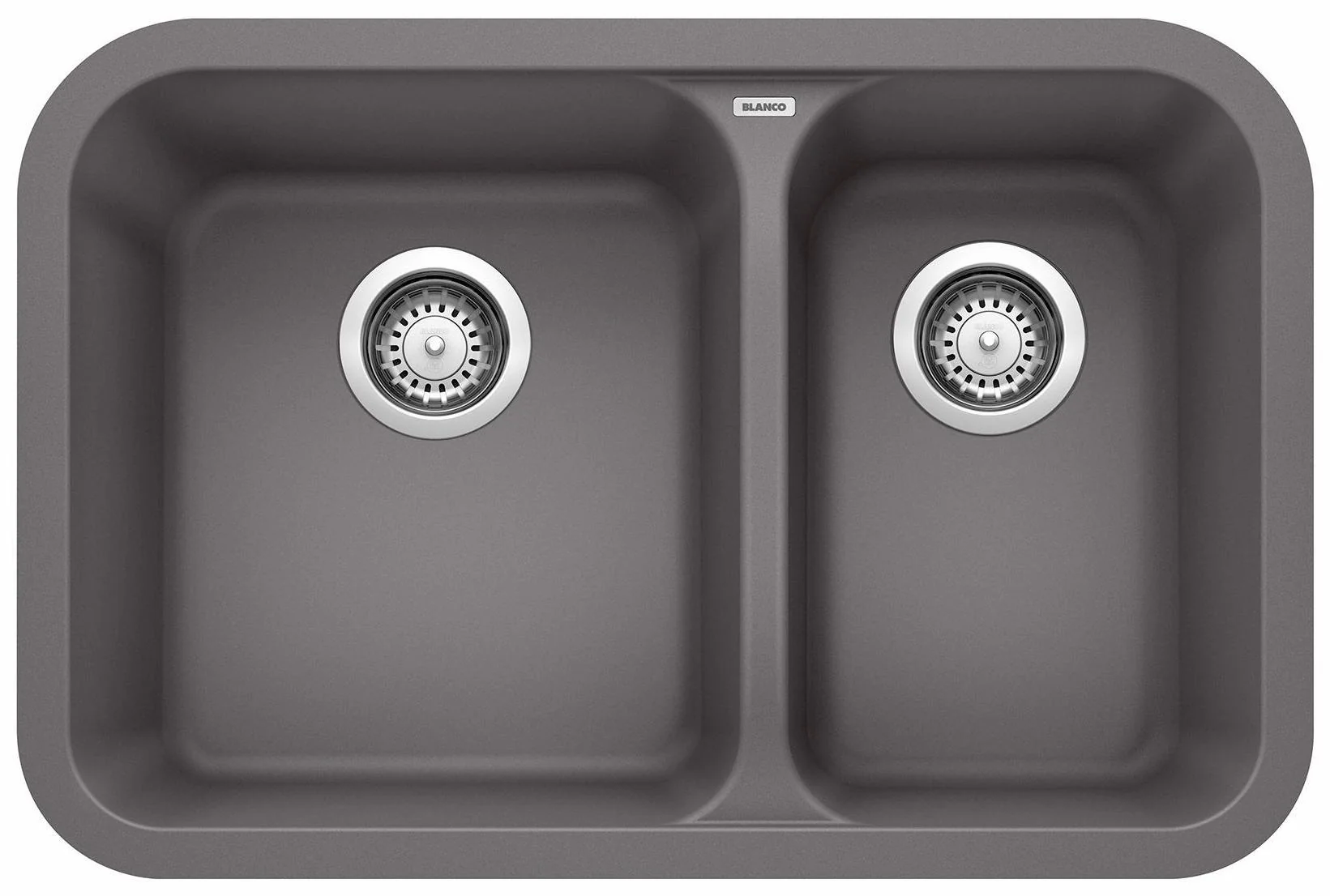 Vision U 1.5 Bowl Undermount Silgranit Sink - Cinder 401393 Blanco