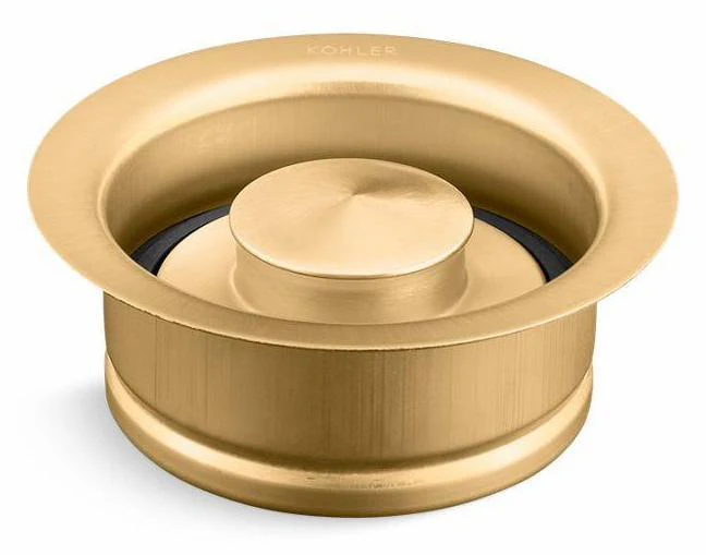 Disposer Sink Flange with Stopper - Vibrant Brushed Moderne Brass 11352-2MB Kohler