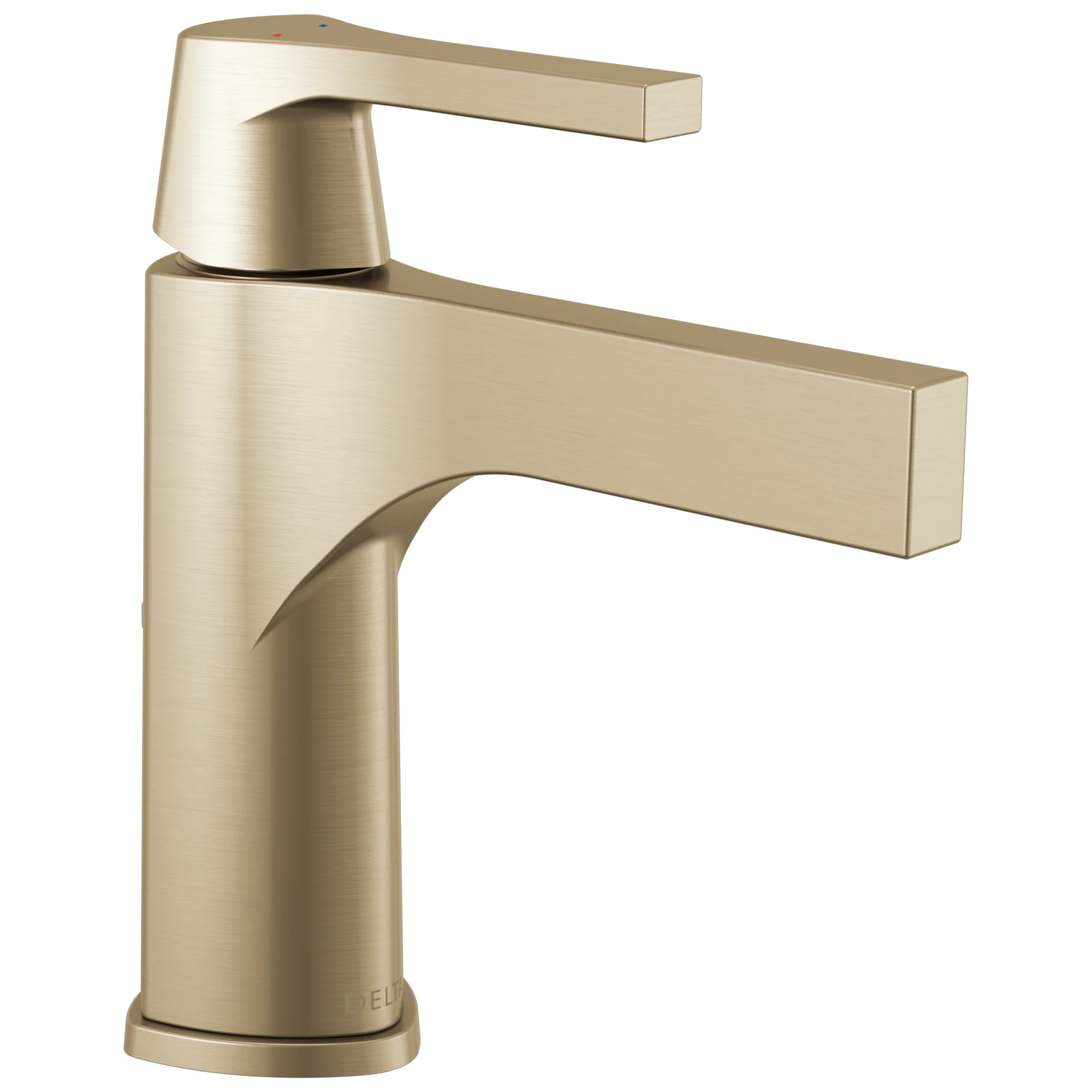 Zura Single Hole Bathroom Faucet - Champagne Bronze 574-CZMPU-DST Delta