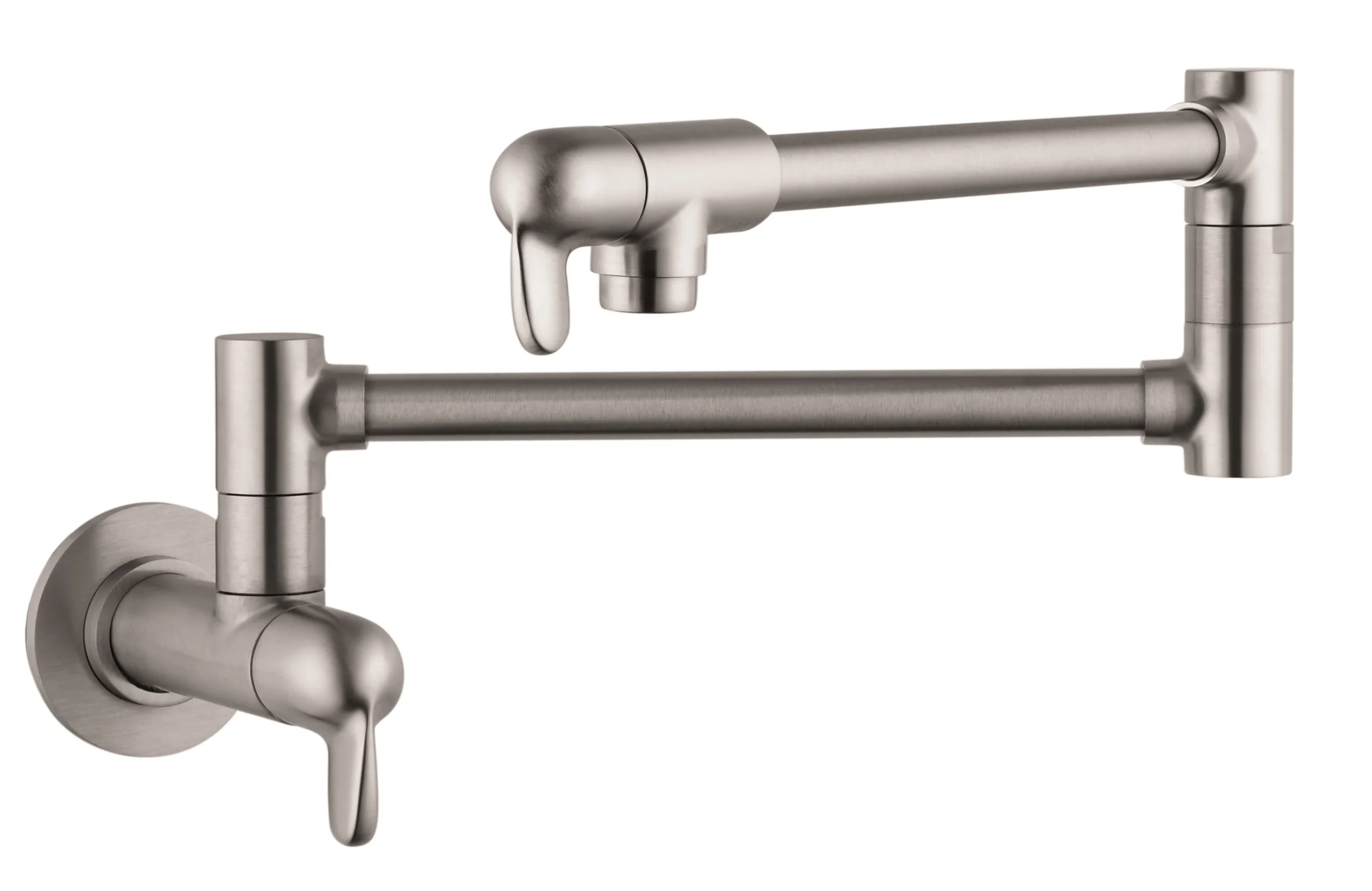 Allegro E Wall Mount Pot Filler - Stainless Steel Optic 04059860 Hansgrohe