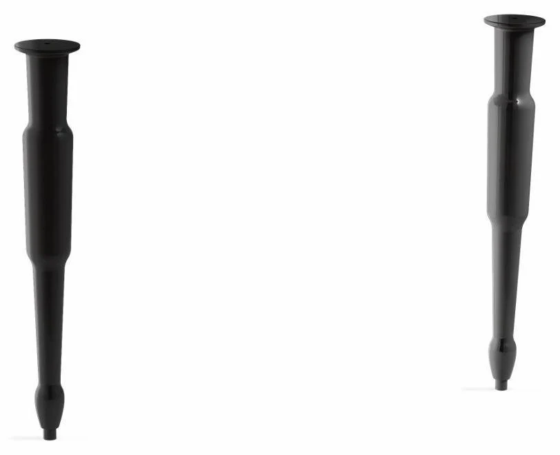 Farmstead Contemporary Legs - Iron Black 21104-P5 Kohler
