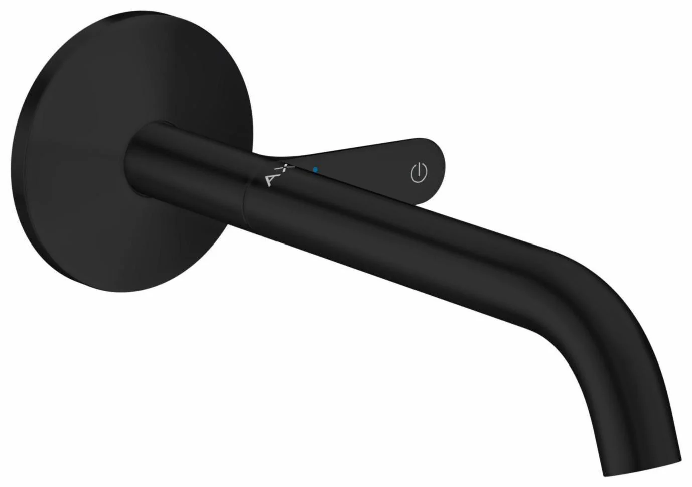 Axor One Wall Mount Bathroom Faucet Trim - Matte Black 48112671 Axor